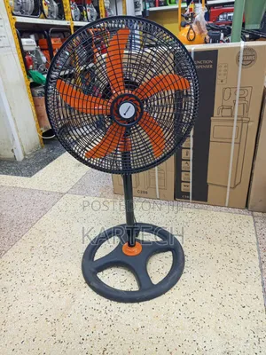 Premier 18-Inch 5 Blades Standing Fan With Round Base
