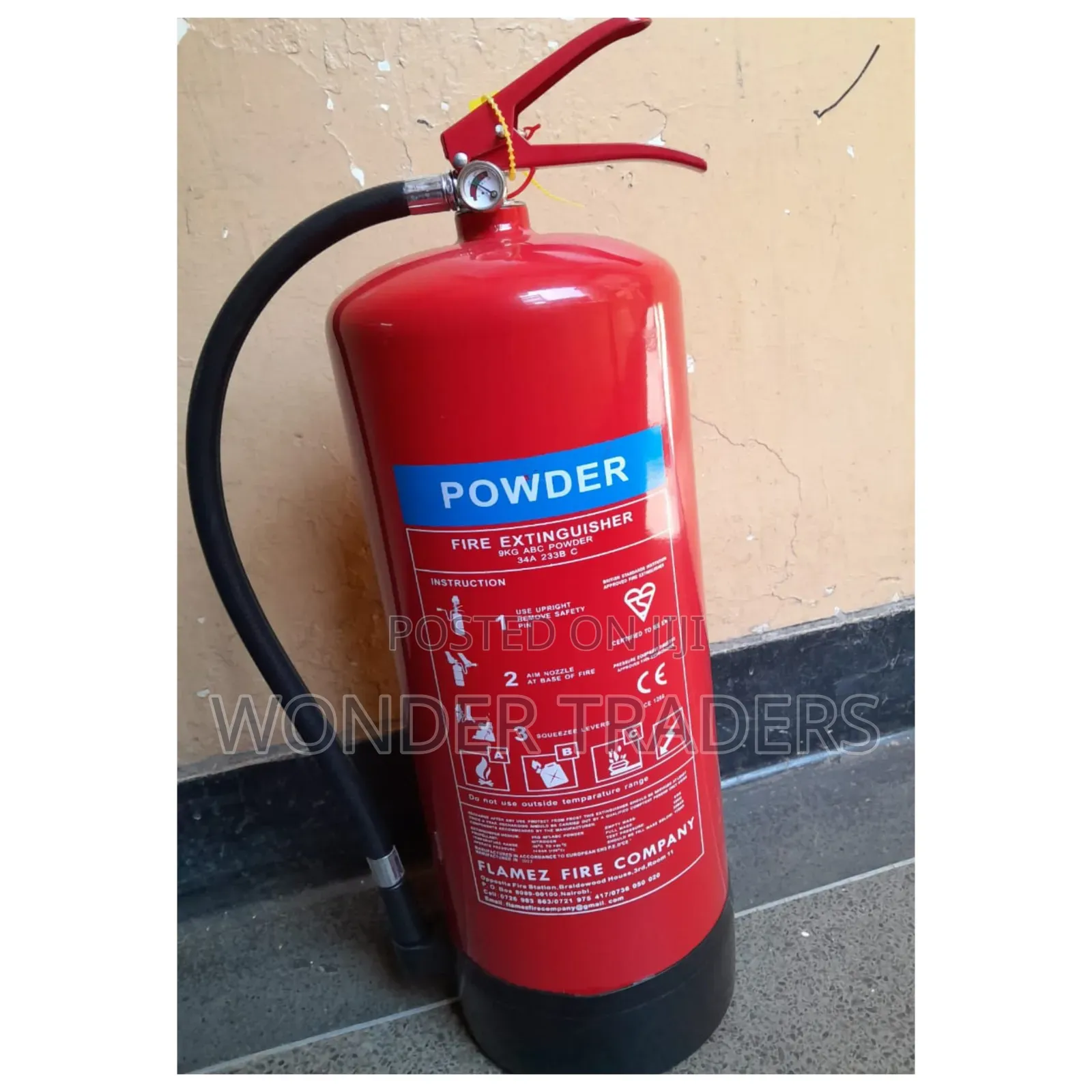 9kg Dry Powder Fire Extinguisher, Dry Powder