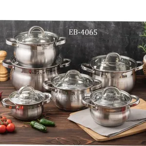 *12pc Edenburg Stainless Steel Cookware