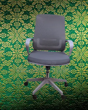 Grey Ergonomic Mesh Office Chair | Supportive Steel Frame