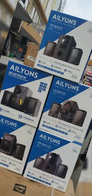 Powerful Ailyons 2.1 Sound: Dual Speakers + Subwoofer -