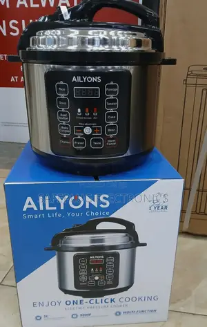 Alliyons Digital Electric Pressure Cooker - 5 Litres (900watts)