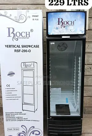 229 Litres Roch Vertical Showcase Chiller Model RSF-290-O Refrigerator