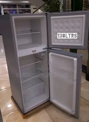 138 Litres Volsmart Top Mount Freezer Fridge - Silver Gray (Spacious)