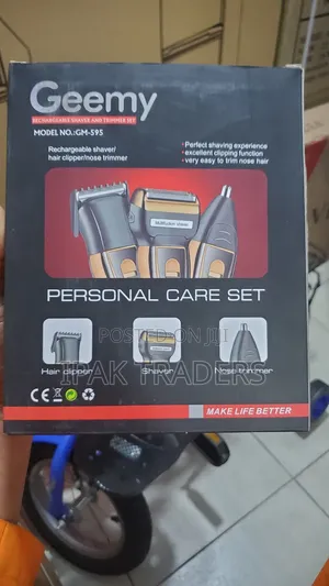 3 In1 Gemy Rechargeable Hair ,Shaver, Nose Trimmer Kit