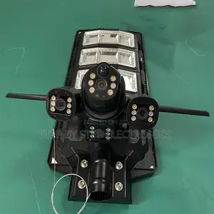 450w All-in-One Solar Street Light With 12mp Triple Lens PTZ Camera