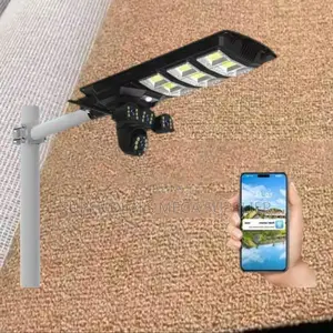 Outdoor 450 Watts Solar Street Lamp With V380pro PTZ Camera 12mp