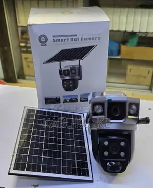 Dual Lens 4g Simcard Solar CCTV V380 Pro Security Camera