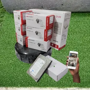 Hikvision 6 Cameras 1080p CCTV Kit 2mp Full Hd DVR Security System Kit