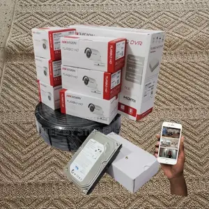 Hikvision 6 Cameras 1080p 2mp CCTV Kit for Complete Home Security
