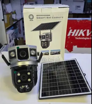 Wireless 4mp 4g Dual Lens V380 Pro Solar Camera