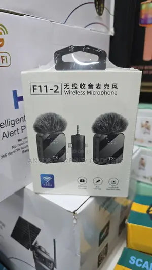 F11-2 Dual Mini Wireless Microphone Set for Vlogging
