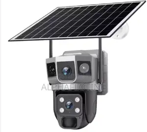 V380 Pro 4mp Dual Lens Solar Panel Security Camera 4g Simcard Outdoor