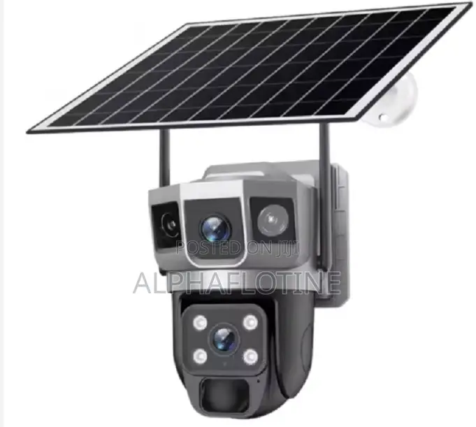 V380 Pro 4mp Dual Lens Solar Panel Security Camera 4g Simcard Outdoor