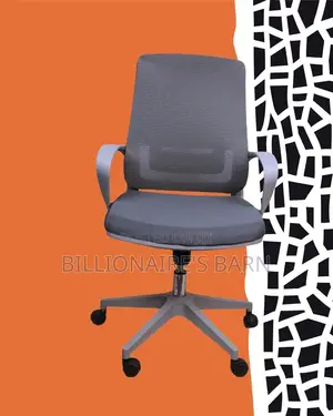 Grey Ergonomic Mesh Office Chair (Comfy) — Restocked!