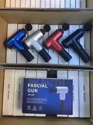 Rechargeable Massage Gun – 6 Speed, 4 Heads, Quiet Motor