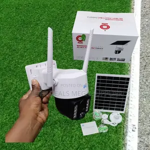 Solar Powered V380 Pro 12mp 4g PTZ Camera With Two-Way Audio