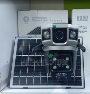 V380 Pro 4g Solar-Powered Camera With 10x Zoom-Double Lens