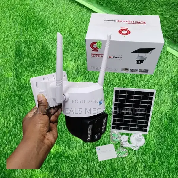 V380 Pro 12mp PTZ 4g Solar Security Camera With Dustproof Housing