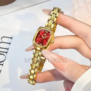 Minimalistic Luxury Jewel Ladies Waterproof Stainless Steel Watch