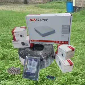 Complete Hikvision 4 Cameras 1080p 2mp CCTV System With DVR 500gb