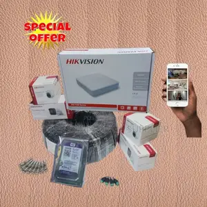 4 Hikvision CCTV Cameras 2mp 1080p Full Hd DVR Package With 500gb
