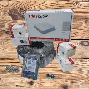 Hikvision 4 Cameras DVR Kit 1080p Full Hd 2mp Night Vision System