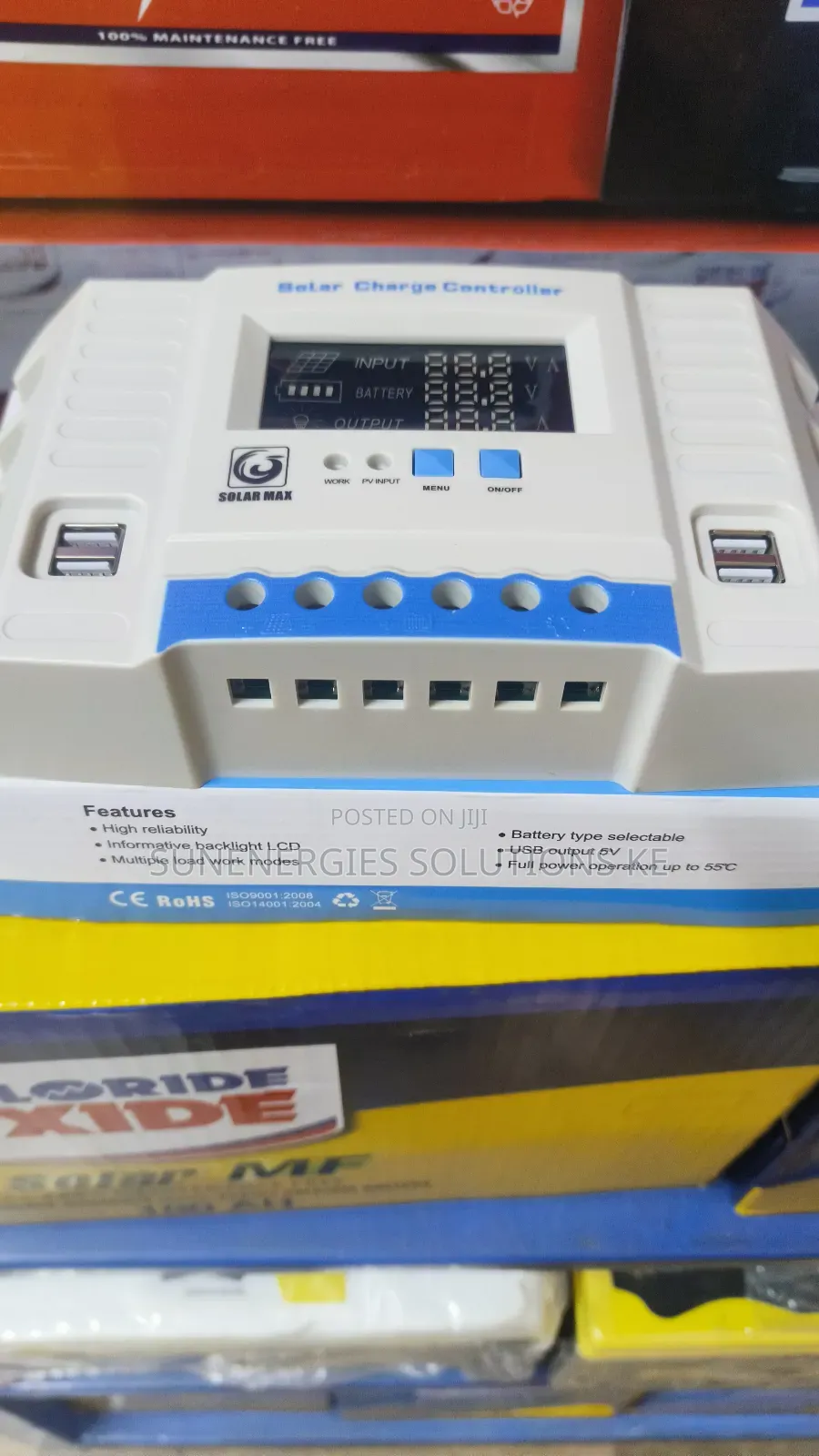 60a 12/24v Solarmax Charge Controller