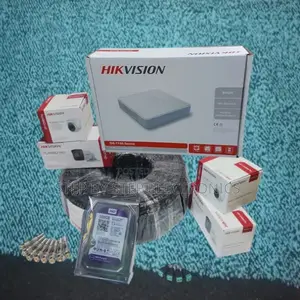 Hikvision 4 Cameras 2mp 1080p Full Hd CCTV Kit With 4ch DVR Recorder