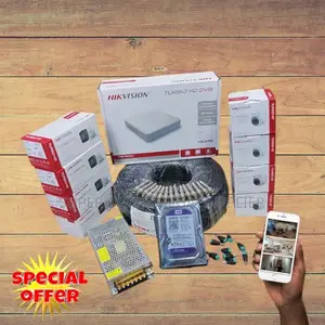 Hikvision 8 Channel DVR CCTV Full System Kit - 8 Full Hd 2mp Cameras