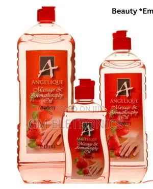 Massage and Aromatherapy Oil-Enriched- Strawberry-300ml, 500ml 1ltr