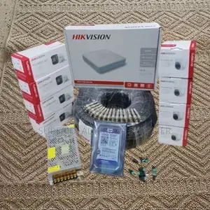 Hikvision 8 Cameras DVR Kit 1080p 2mp Hd With 500gb Hard Disk Drive