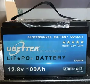 Ubetter 12.8v 100ah Lifepo4 Solar Battery–Deep Cycle,Long Life,1280wh