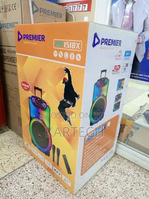 Premier Pm1518x Portable Trolley Speaker System
