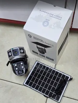 4g Solar Outdoor CCTV Network PTZ Dual Lens 4g Solar Camera