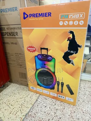 Premier Pm1518x 8000w P.M.P.O Portable Trolley Speaker System