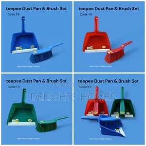 Teepee Dust Pan Brush Set-B