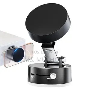 Vacuum Suction Retractable Magnetic Phone Holder