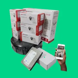 6 Hikvision 2mp Full Hd 1080p CCTV Cameras Complete DVR Package