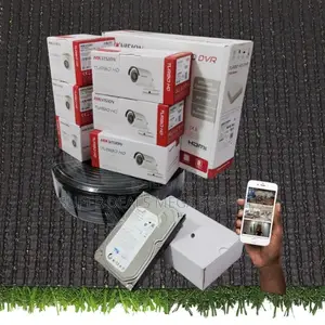 Complete Hikvision 6 Cameras 1080p 2mp CCTV Kit With DVR System