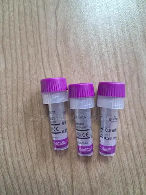 50's Lavender Cap Minicollect Tube 0.25/0.5 Ml K3e K3edta