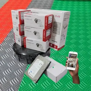 6 Hikvision 2mp Full Hd 1080p CCTV Kit Complete DVR Security Set