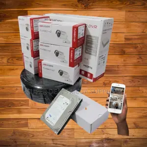 Hikvision 6 Cameras 2mp CCTV Kit 1080p Hd Complete System Package