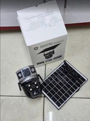 4g Sim Dual Lens Solar Panel Camera Outdoor CCTV Camera