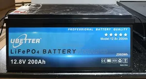 12.8v 200ah Lifepo4 Deep Cycle Solar Battery – 2560wh Inverter Backup
