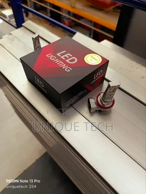 H11 Led Headlight Bulb (L Shape) With Cooling Fan