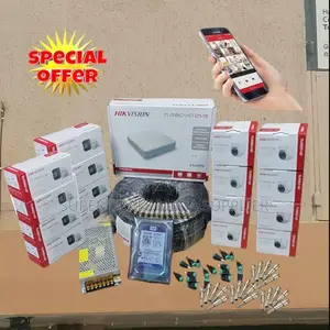 Complete Hikvision 16 1080p Full Hd CCTV Cameras Kit With DVR System