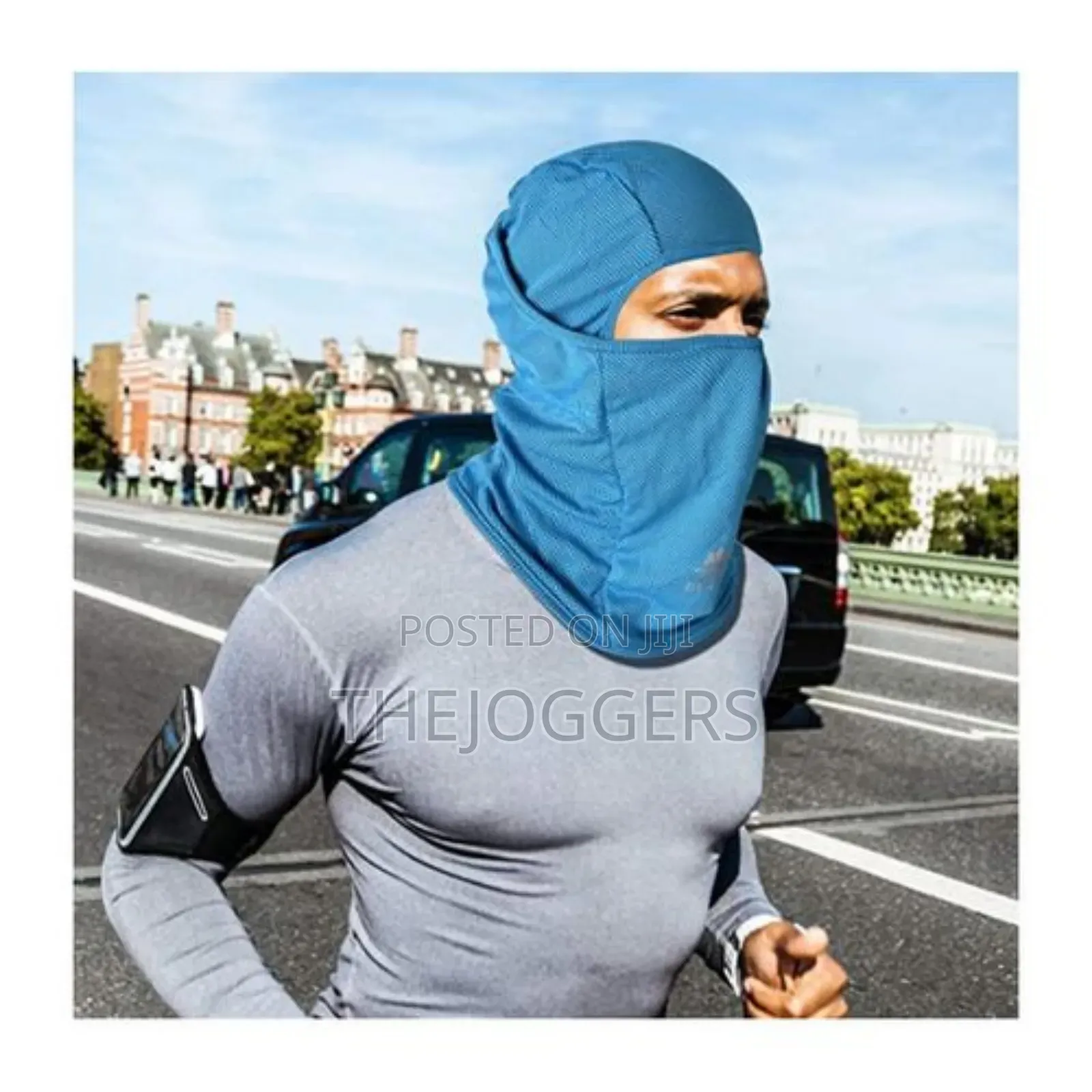 Sky-Blue Facemask Balaclava
