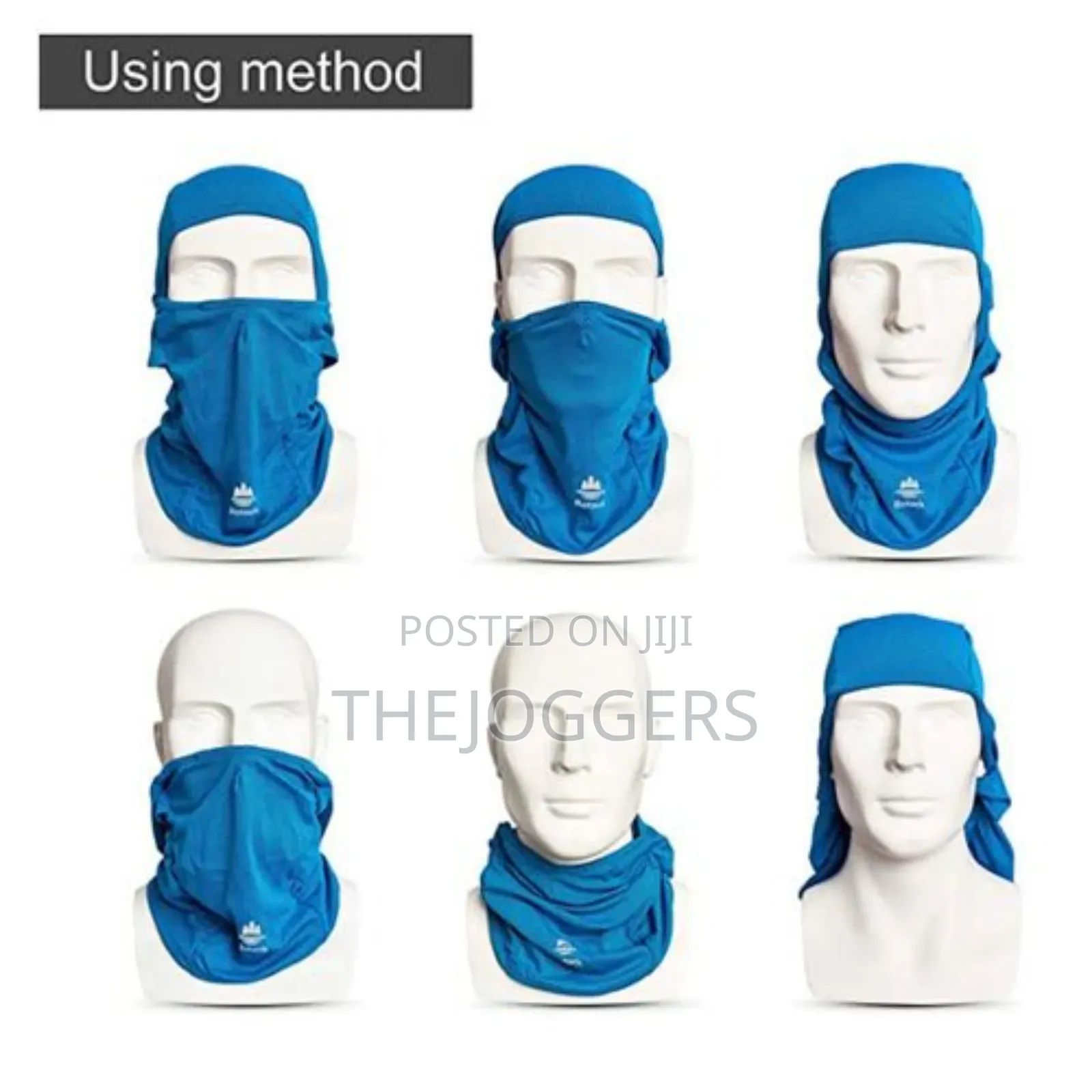 Sky-Blue Facemask Balaclava
