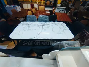Superb! 8-Seater Dining Set With Marble Top Table + Delivery